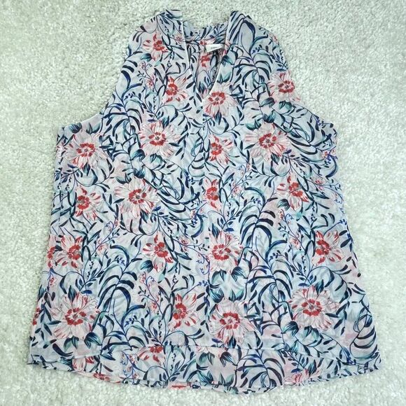 Cabi Stem Floral Sleeveless Blouse - Picture 2 of 9